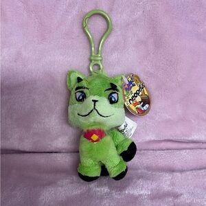 VINTAGE NEOPETS deadstock NWT green ixi mini 4" plush keychain.